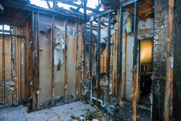 Professional Fire Damage Removal technician working in Joint Base Mdl, NJ